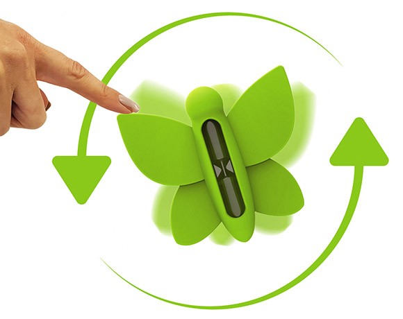Green Bonnie Butterfly Timer for Kids Teeth brushing by J-me